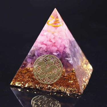 Rose Quartz Orgone Pyramid-Your Soul Place